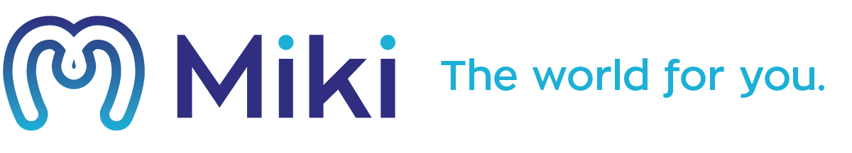 Miki Logo & Tag White